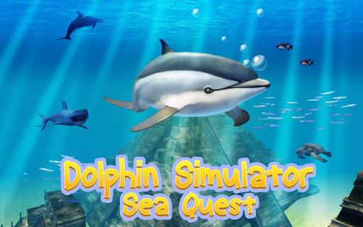 Dolphin Simulator: Sea Quest - Gameplay image of android game