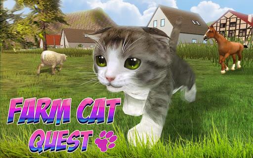 Cat Simulator: Farm Quest 3D - Gameplay image of android game