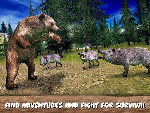 Wild Forest Survival: Animal Simulator - Gameplay image of android game