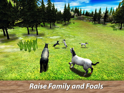 Animal Simulator: Wild Horse - Gameplay image of android game