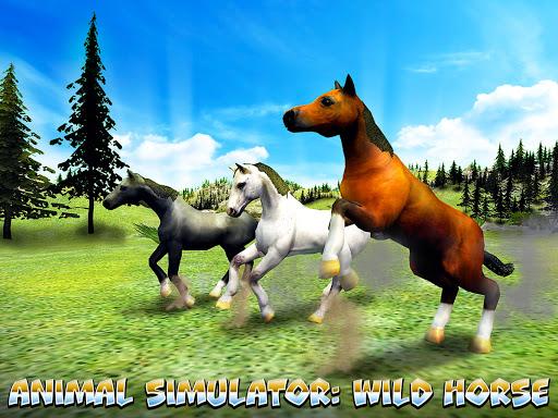 Animal Simulator: Wild Horse - Gameplay image of android game