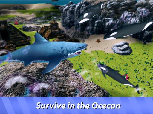Megalodon Survival Simulator - be a monster shark! - عکس بازی موبایلی اندروید