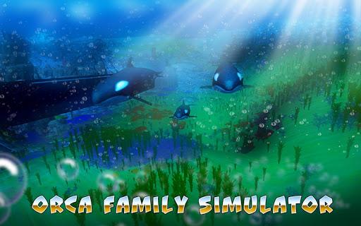 Orca Family Simulator - Gameplay image of android game