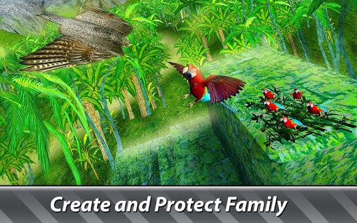 Jungle Parrot Simulator - try wild bird survival! - عکس بازی موبایلی اندروید