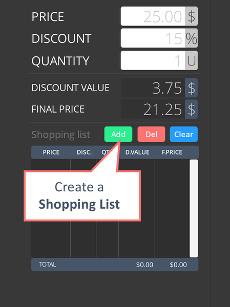 Easy Sales Discount Calculator - عکس برنامه موبایلی اندروید