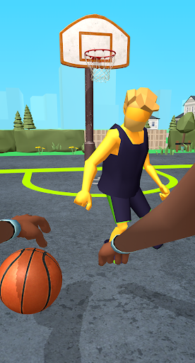 Dribble Hoops - Gameplay image of android game