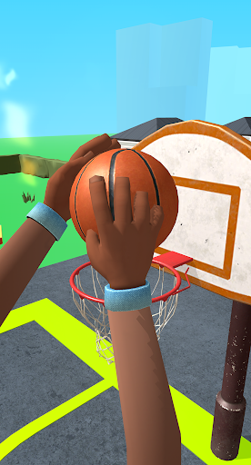 Dribble Hoops - Gameplay image of android game