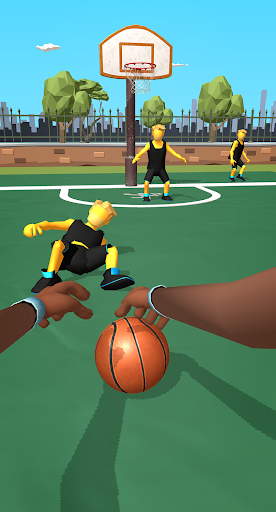 Dribble Hoops - Gameplay image of android game