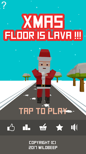 Xmas Floor is Lava !!! Christm - Gameplay image of android game