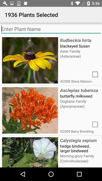 Indiana Wildflowers - Image screenshot of android app