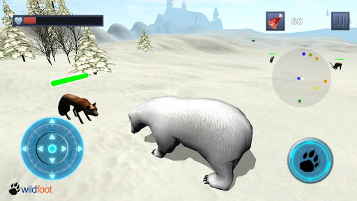 Polar Bear Chase Simulator - Gameplay image of android game