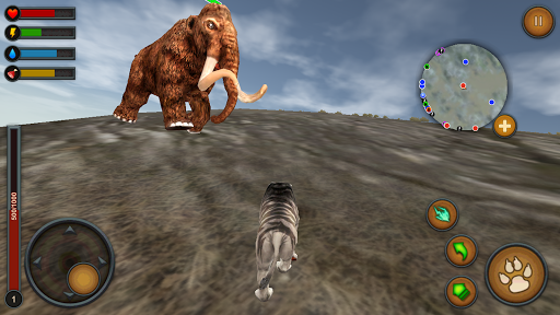 Sabertooth Tiger Chase Sim - Image screenshot of android app