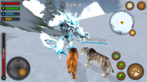 Sabertooth Tiger Chase Sim - Image screenshot of android app