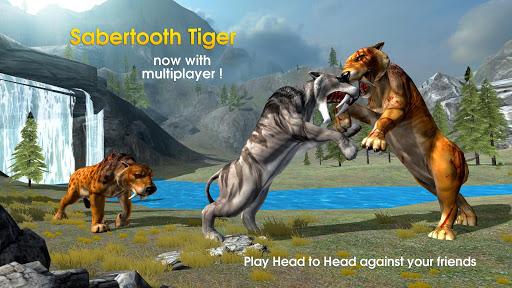 Sabertooth Tiger Chase Sim - Image screenshot of android app