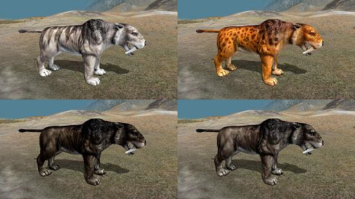 Sabertooth Tiger Chase Sim - Image screenshot of android app