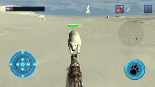 Snow Dog Survival Simulator - عکس بازی موبایلی اندروید