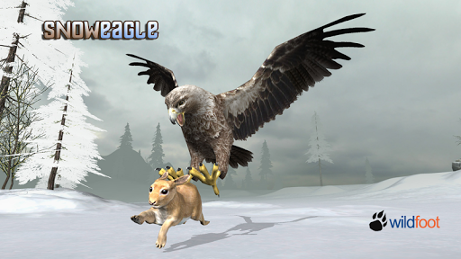 Snow Eagle 3D Sim - Gameplay image of android game