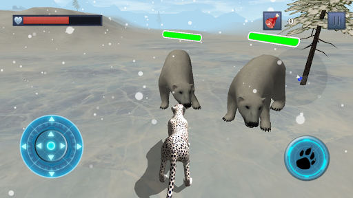 Snow Leopard Chase Simulator - Image screenshot of android app