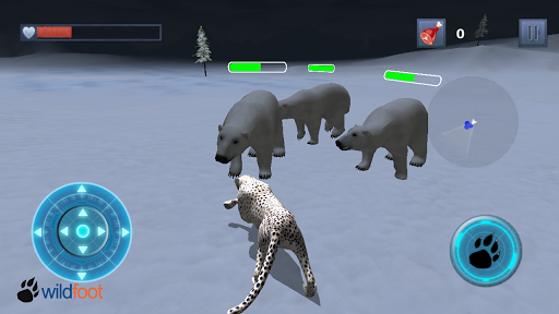 Snow Leopard Chase Simulator - Image screenshot of android app