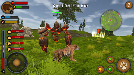 Tigers of the Forest - Gameplay image of android game