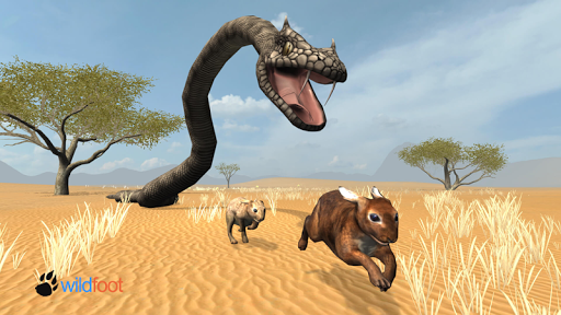 Snake Chase Simulator - Gameplay image of android game