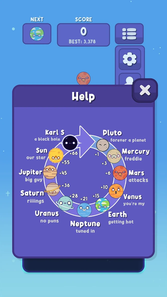 Planets Merge: Puzzle Games - عکس بازی موبایلی اندروید