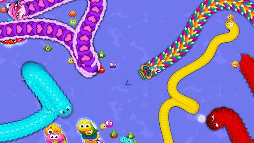 Worm Hunt - Snake game iO zone - Gameplay image of android game