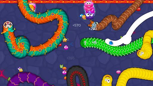 Worm Hunt - Snake game iO zone - Gameplay image of android game