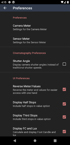 Light Meter - Lite - Image screenshot of android app