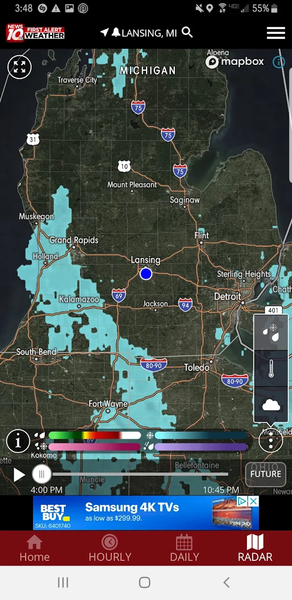 WILX First Alert Weather - Image screenshot of android app