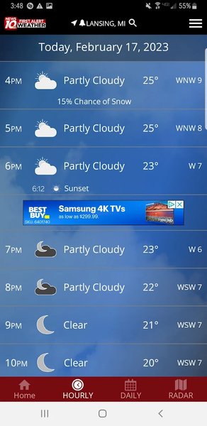 WILX First Alert Weather - عکس برنامه موبایلی اندروید