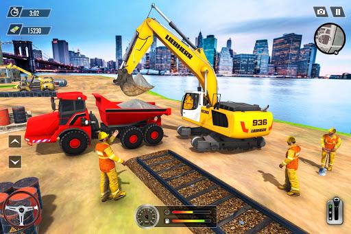 City Train Track Construction - Builder Games - Image screenshot of android app