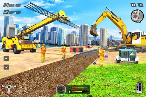 City Train Track Construction - Builder Games - Image screenshot of android app