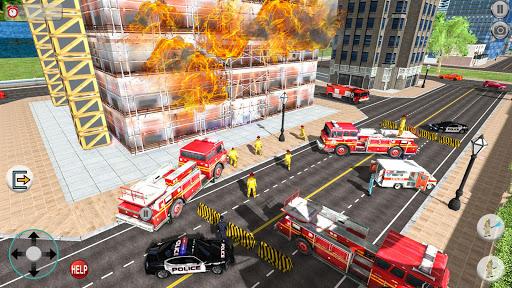 Firefighter 911 Emergency – Ambulance Rescue Game - Image screenshot of android app