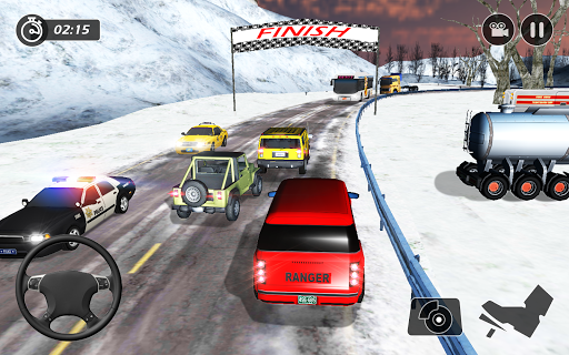 Offroad Snow Jeep Adventure - Uphill Driving 2020 - Image screenshot of android app