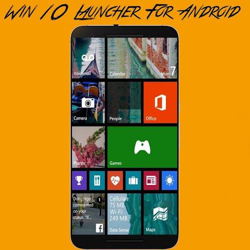 Win 10 Launcher For Android - عکس برنامه موبایلی اندروید