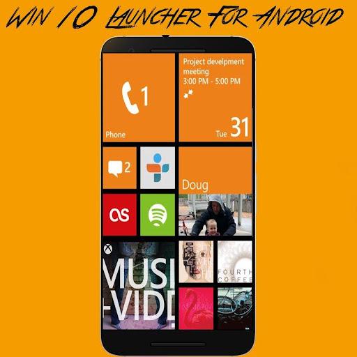 Win 10 Launcher For Android - عکس برنامه موبایلی اندروید