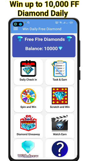 Win Free Diamonds Fire💎 - عکس برنامه موبایلی اندروید