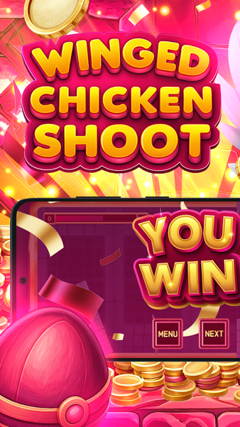 Winget Chicken Shoot - Gameplay image of android game