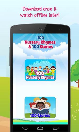 100 Kids Nursery Rhymes & 100 Children Stories - Image screenshot of android app