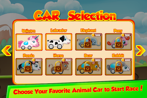 Unicorn Racing Cars Animals Vroom - Image screenshot of android app