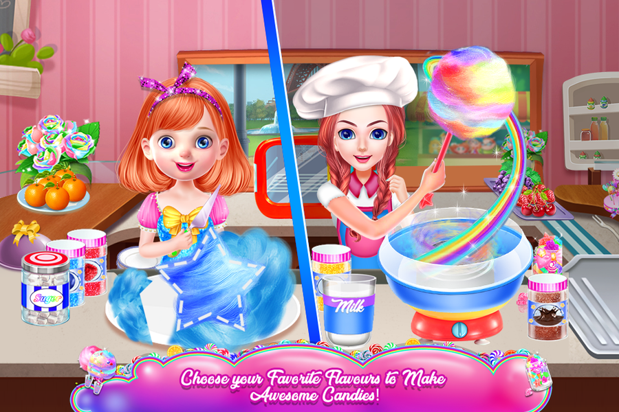 Cotton Candy Cooking & Deco - Gameplay image of android game