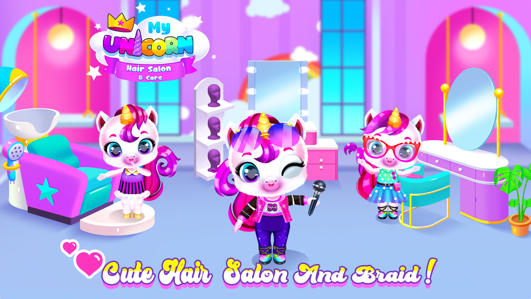 My Unicorn Hair Salon and Care - عکس برنامه موبایلی اندروید