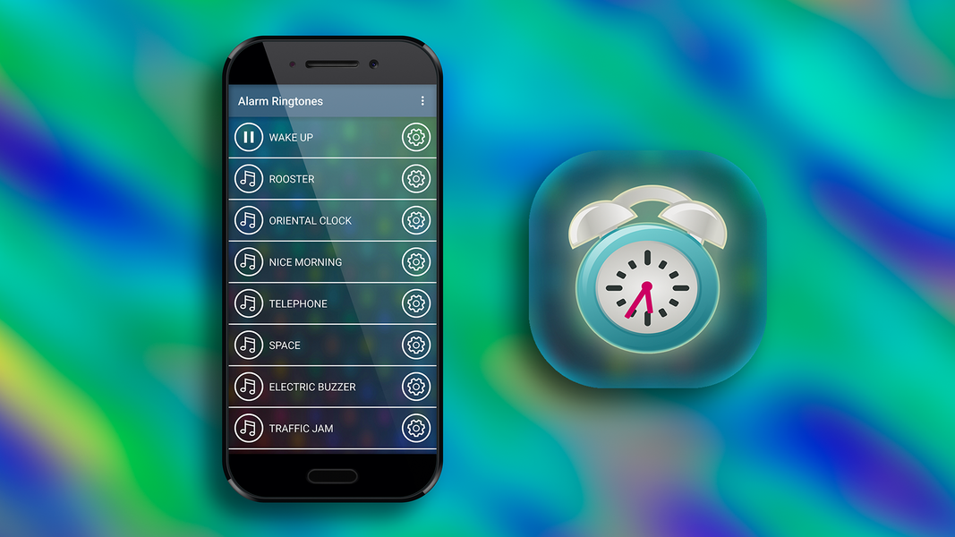 Alarm & Wake Up Ringtones - عکس برنامه موبایلی اندروید