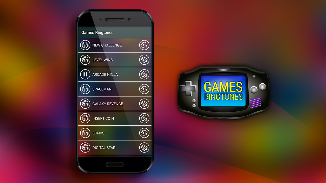 Games Ringtones - عکس برنامه موبایلی اندروید