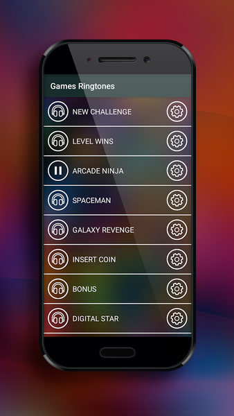 Games Ringtones - عکس برنامه موبایلی اندروید