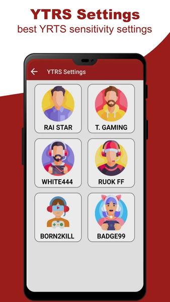 Only Red - Headshot & GFX Tool - عکس برنامه موبایلی اندروید