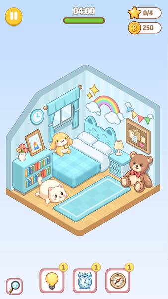 Cozy Room-Sticker Games - Gameplay image of android game
