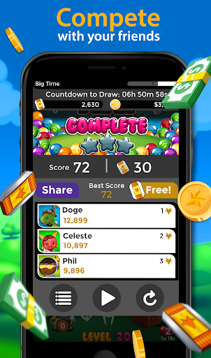 Bubble Burst - Make Money - عکس بازی موبایلی اندروید