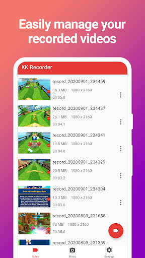 Gameplay Recorder - KKRecorder - عکس برنامه موبایلی اندروید